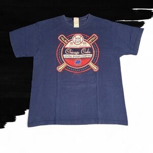 Vintage 2003 Chicago Cubs Central Division Champions Shirt Adult Large